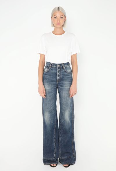 Loewe Wide-Leg Stitched Jeans - 2 Loewe Wide-Leg Stitched Jeans - 2