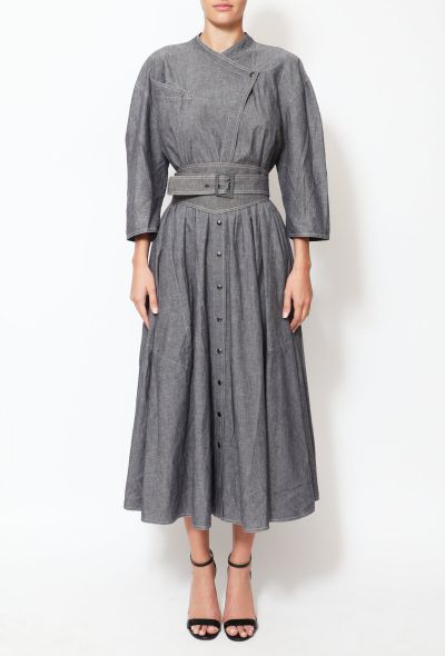                                         '80s Belted Cotton Dress-2