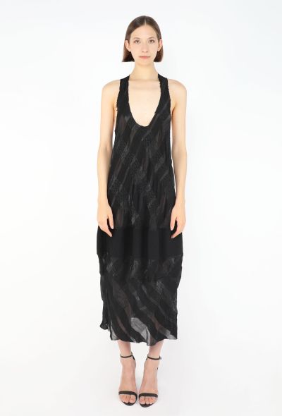 Comme des Garçons Iridescent Banded Slip Dress, 1993 - 1