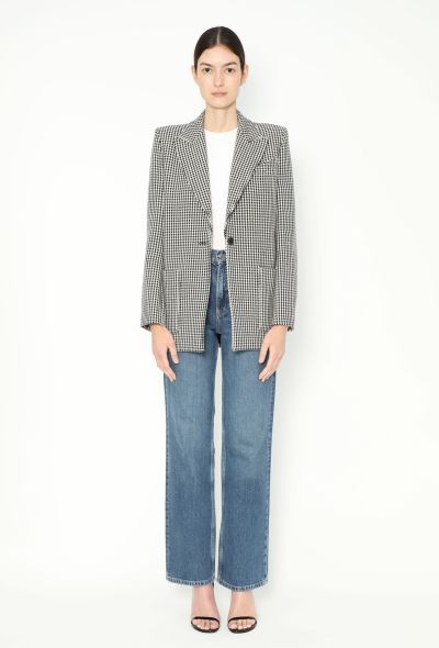 Givenchy 2018 Tailored Houndstooth Blazer - 1 Givenchy 2018 Tailored Houndstooth Blazer - 1