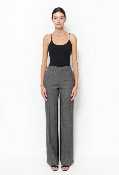 Givenchy Checkered Crêpe Trousers - 1