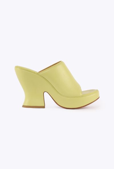 Bottega Veneta Nappa Leather Platform Mules, S/S 2021 - 1
