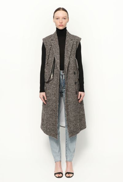                             Calvin Klein F/W 2018 Houndstooth Coat - 1