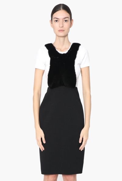 Céline Cut-Out Mink Halter Dress - 1 Céline Cut-Out Mink Halter Dress - 1