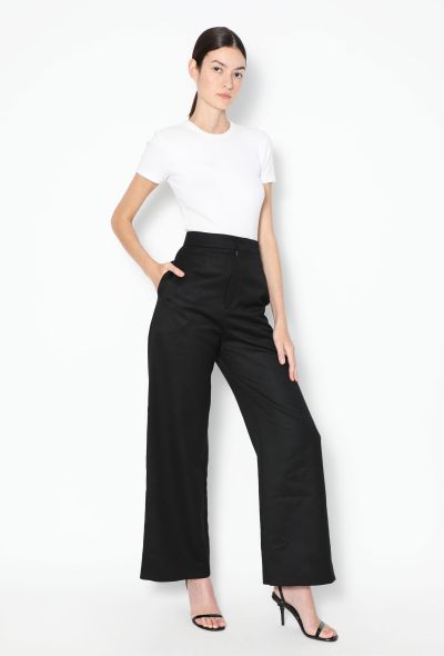 Loewe High-Waisted Twill Trousers - 2 Loewe High-Waisted Twill Trousers - 2