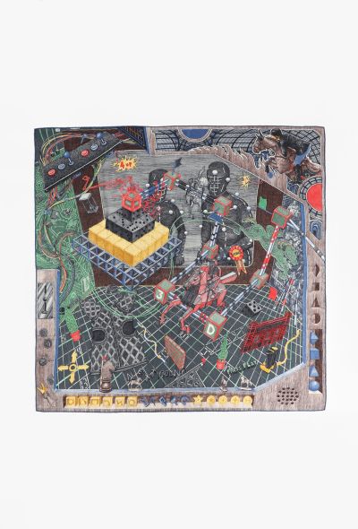 Hermès The Game Cashmere Shawl, 2018 - 1