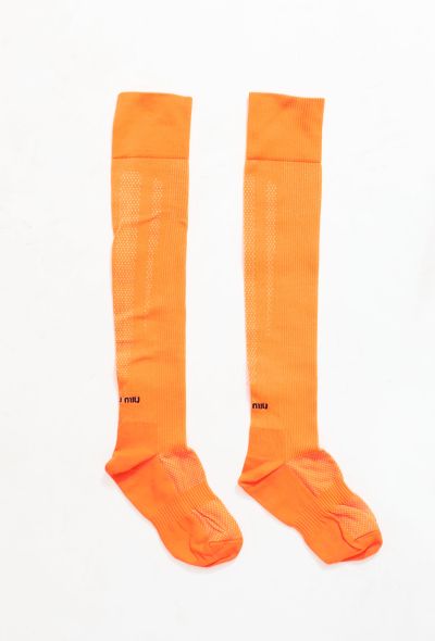                                         S/S 2018 Neon High Ribbed Socks -1
