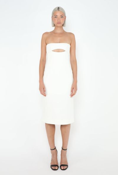 Saint Laurent Resort 2022 Crêpe Bustier Dress - 1 Saint Laurent Resort 2022 Crêpe Bustier Dress - 1