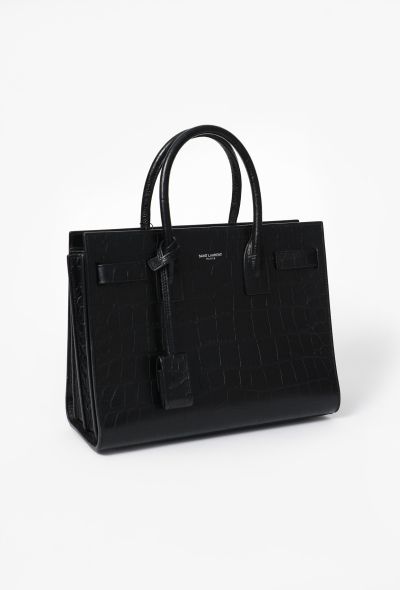Saint Laurent Embossed Small Sac de Jour - 2