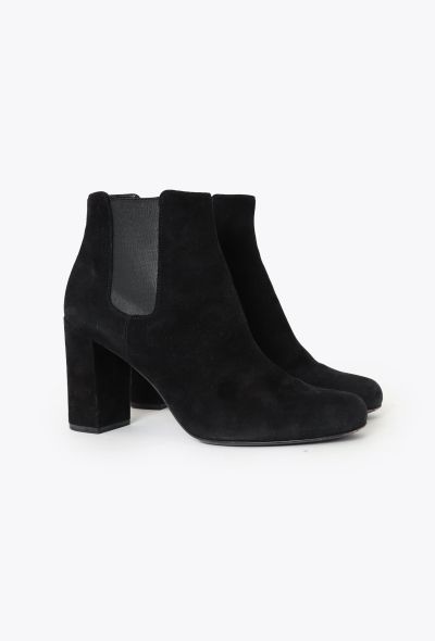 Saint Laurent 2016 Babies Suede Ankle Boots - 2 Saint Laurent 2016 Babies Suede Ankle Boots - 2
