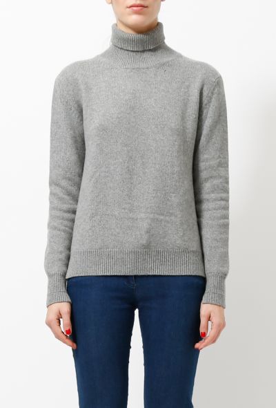                                         Turtleneck Knit Sweater-2