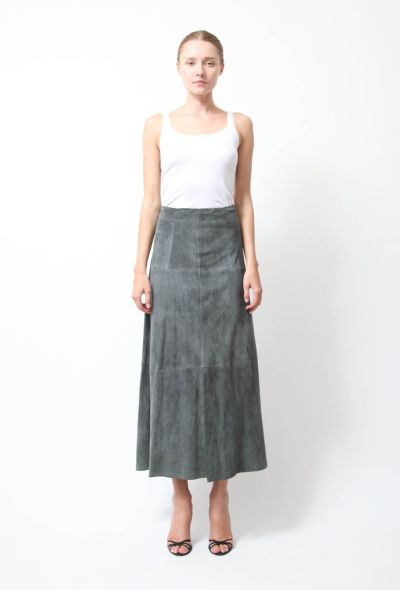                                         Vintage Suede Skirt-1