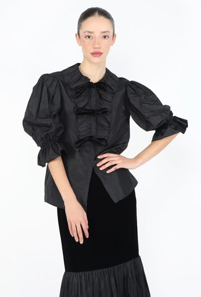 Saint Laurent Collector 1982 Tiered Jabot Ensemble - 2