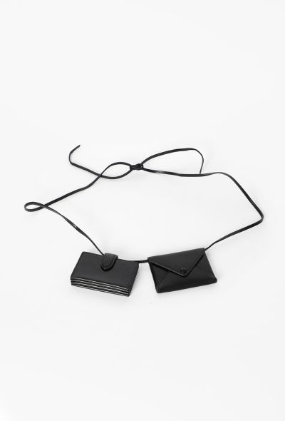 The Row S/S 2022 Belted Nappa Card Holder & Pouch - 1