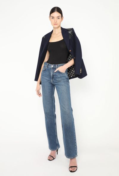 Louis Vuitton 2023 Twill Monogram-Lined Blazer - 2 Louis Vuitton 2023 Twill Monogram-Lined Blazer - 2