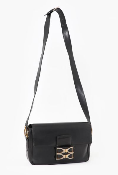 Céline '70s Black Box Shoulder Bag - 2 Céline '70s Black Box Shoulder Bag - 2