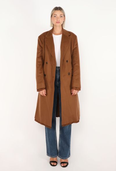 Miu Miu Double-Breasted Notched Coat, 2024 - 2