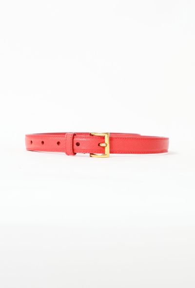                             2020 Saffiano Leather Belt - 1