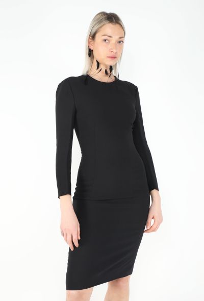 Prada Feather Collar Dress, F/W 2022 - 1
