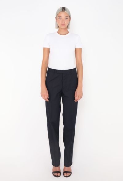 Helmut Lang Early 2000s Navy Smoking Suit - 2