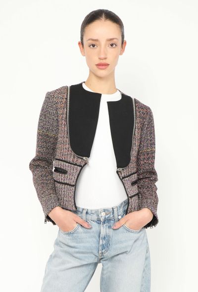 Céline Resort 2010 Tweed Zip Jacket - 1 Céline Resort 2010 Tweed Zip Jacket - 1
