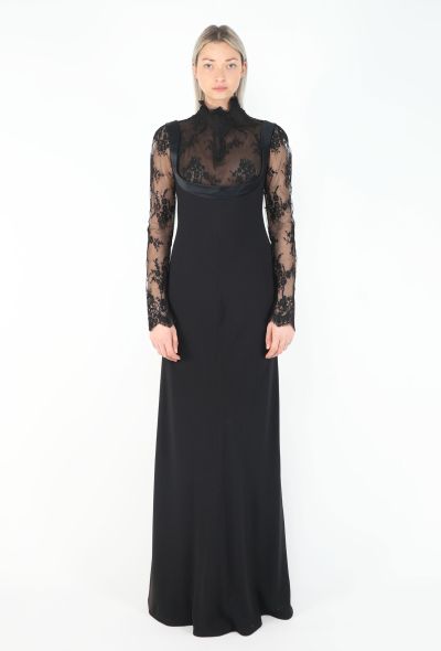 Valentino STUNNING '80s Chantilly Smoking Gown - 1