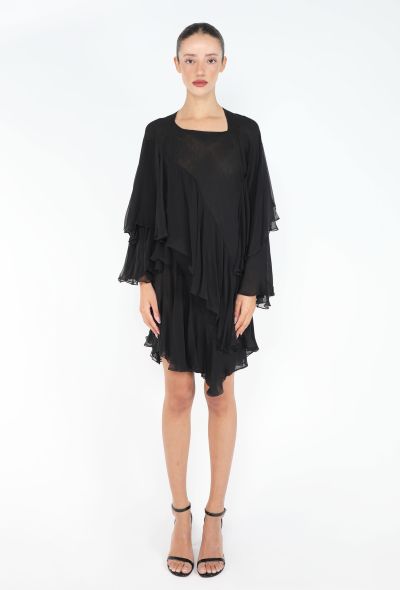 Gucci Tom Ford '90s Draped Chiffon Dress - 2