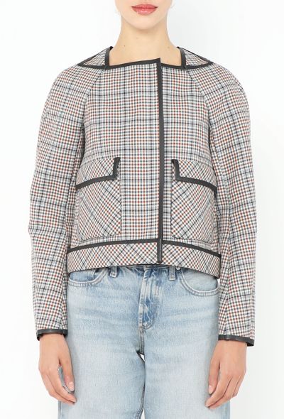 Balenciaga Pre-Fall 2008 Houndstooth Jacket - 1 Balenciaga Pre-Fall 2008 Houndstooth Jacket - 1