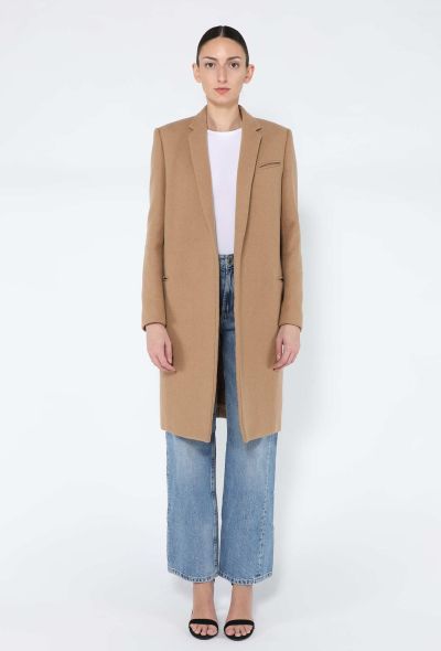 Céline Resort 2010 Camel Crombie Coat - 1