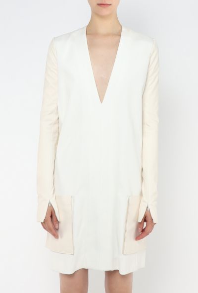 Céline 2010 Leather Trim Dress - 2