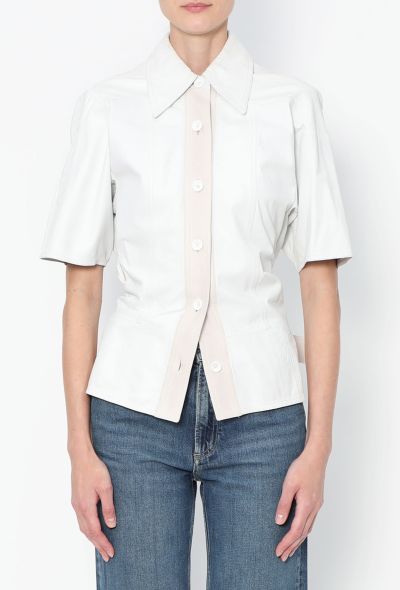 Céline 2017 Belted Lambskin Top - 1 Céline 2017 Belted Lambskin Top - 1