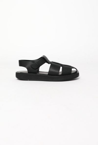 The Row 2023 Leather Fisherman Sandals - 1 The Row 2023 Leather Fisherman Sandals - 1