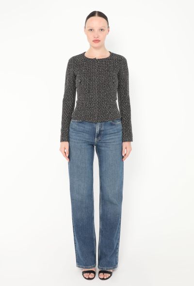 Chanel 2008 Bicolor Tweed Zip Jacket - 2 Chanel 2008 Bicolor Tweed Zip Jacket - 2