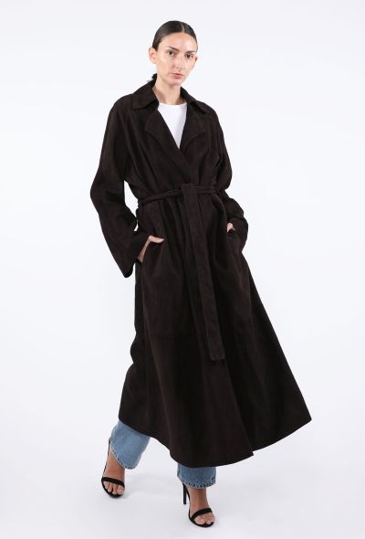 The Row Poseidone Suede Trench Coat, 2023 - 1