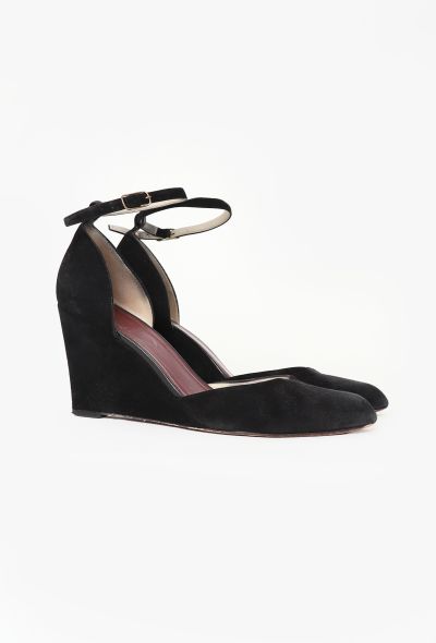 Céline 2010 Classic Suede Wedges - 2