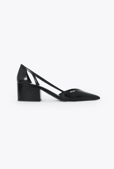 Prada F/W 2024 Cut-Out Logo Pumps - 1 Prada F/W 2024 Cut-Out Logo Pumps - 1