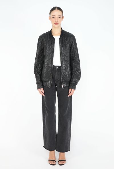 Gucci '90s Leather Bomber Jacket - 2