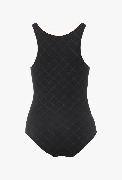 Chanel 2014 Quilted Zip Swimsuit - 2