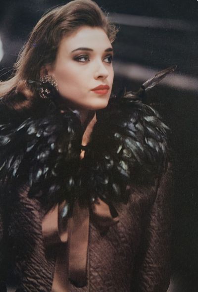 Saint Laurent COLLECTOR F/W 1986 Feather Scarf - 2