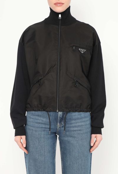 Prada 2020 Re-Nylon Bomber Jacket - 1 Prada 2020 Re-Nylon Bomber Jacket - 1