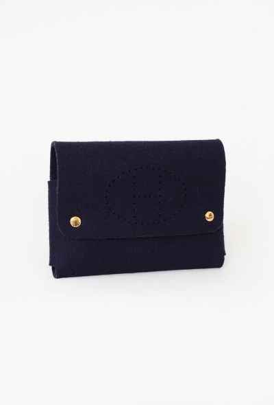 Hermès Felted Emblem Paper Case - 2