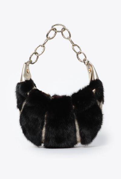 Valentino Fall 2002 Mink Bag - 1