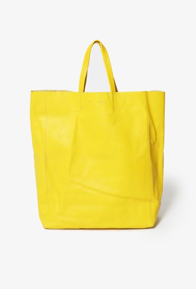                             Yellow Vertical Tote Bag - 1