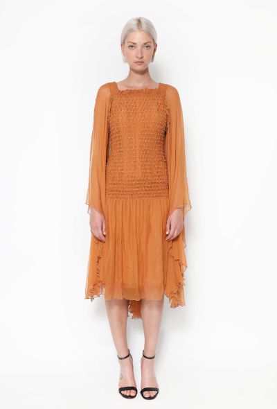                             F/W 2014 Embellished Silk Dress - 1