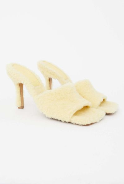 Bottega Veneta 2021 Stretch Shearling Mules - 2 Bottega Veneta 2021 Stretch Shearling Mules - 2
