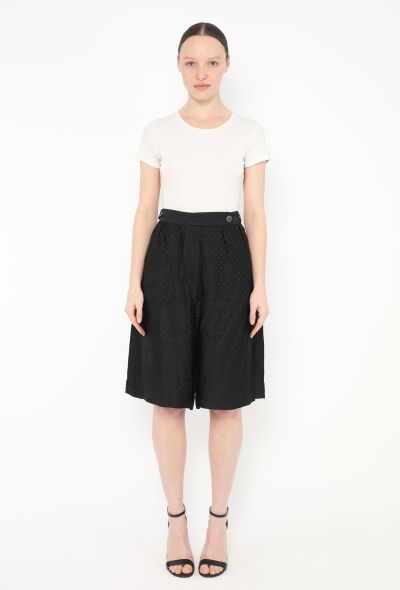 Dries Van Noten Embroidered Polka Dot Shorts - 1 Dries Van Noten Embroidered Polka Dot Shorts - 1