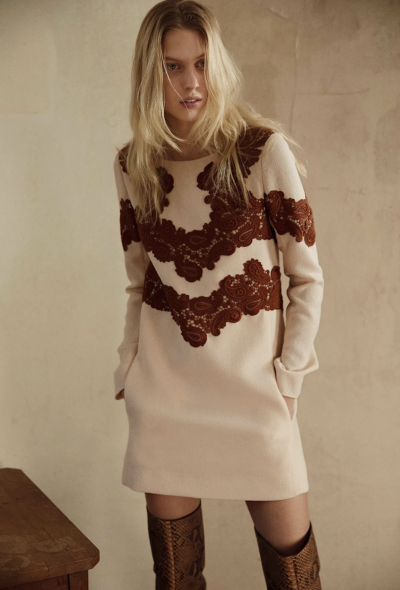                                         Pre-Fall 2015 Lace Embroidered Dress-2