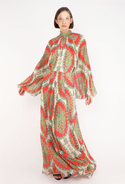 Etro Open-Back Paisley Kaftan, Pre-Fall 2022 - 2