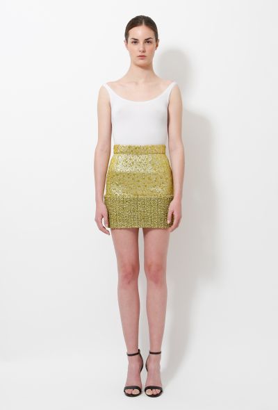                                         Textured Metallic Skirt -2