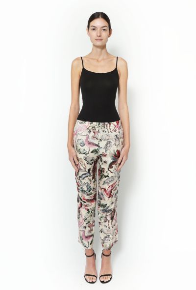Valentino 2016 Printed Silk Pants - 1